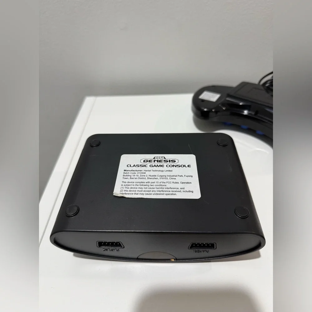 AtGames Sega Genesis Classic Console + Game Genie + Controller Retro Gaming